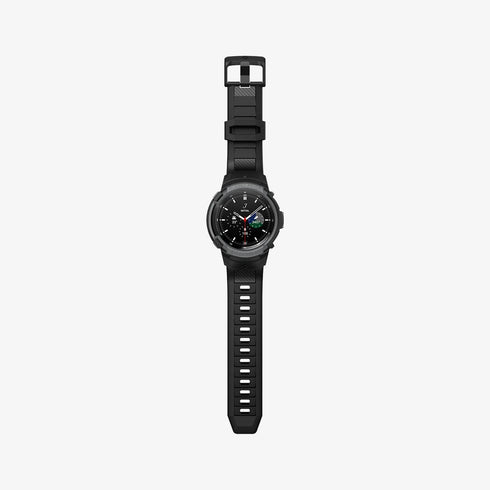 ACS06488 - Galaxy Watch 6 Classic (47mm) Case Rugged Armor Pro in black showing the front